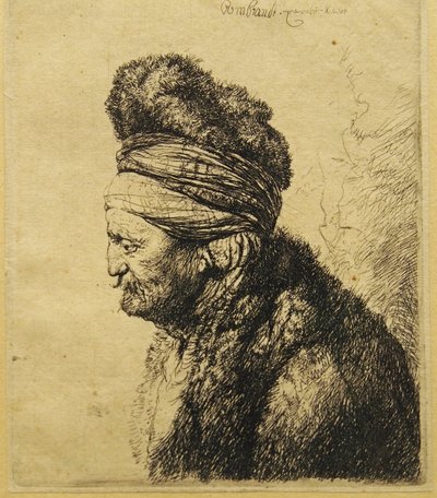 The Second Oriental Head by Rembrandt van Rijn